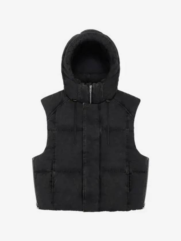 준지 다운 데님 베스트 점퍼 블랙 23FW Juun.J Down Denim Vest Jumper Black 23FW