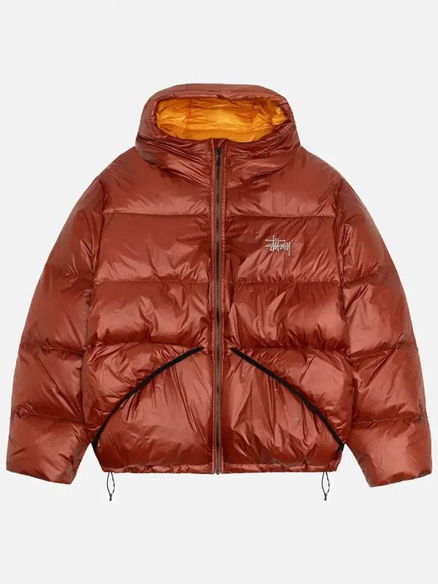 2024FW 스투시 다운 파카 마이크로 립스탑 브릭 115685