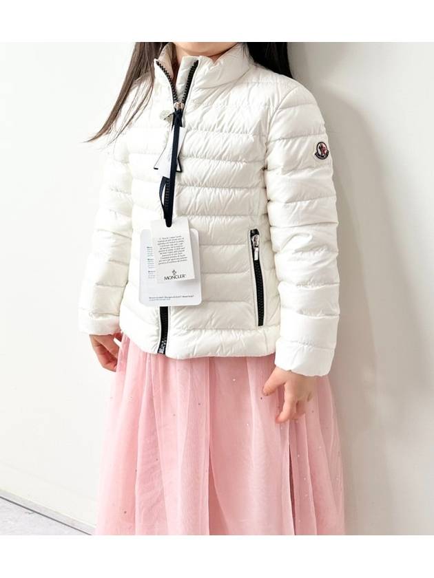 24SS 몽클레르 키즈 경량 패딩 자켓 KAUKURA 화이트 Girls 4 6A