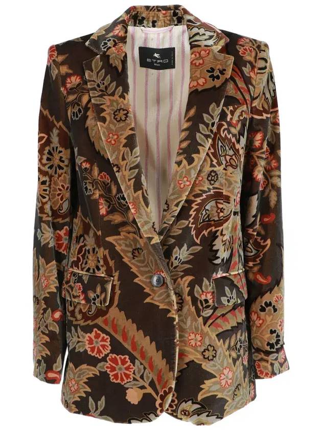 에트로 프린트 벨벳 재킷 WRCA004299SAEA9_X0892