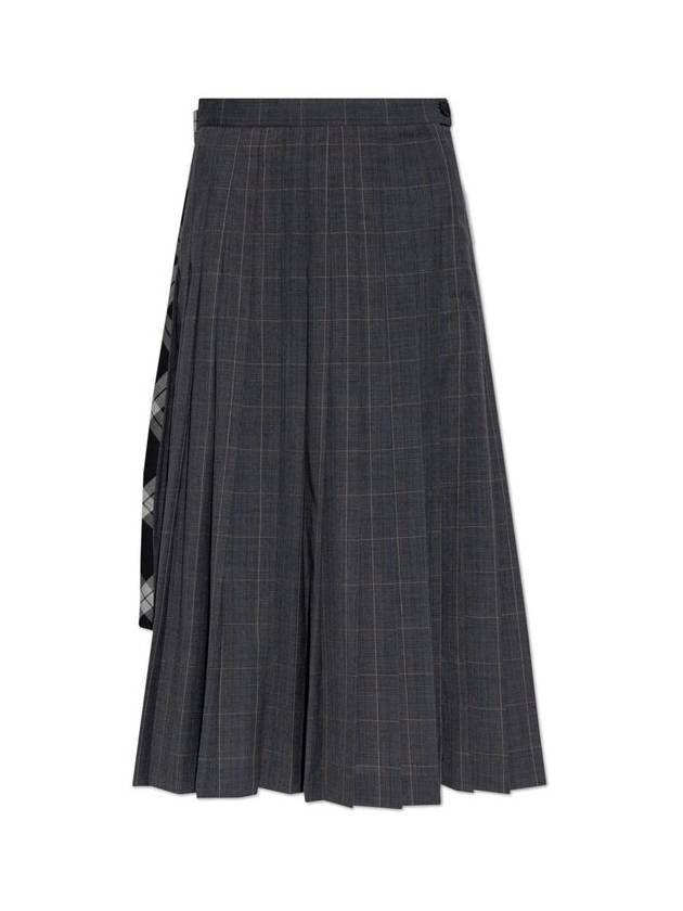 발렌시아가 패널 플리츠 스커트