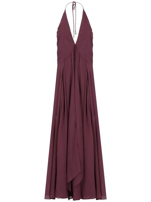 ROTATE 홀터넥 플레어 미디 드레스 112900_1364