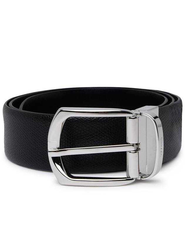 제냐 로고 디테일 버클 벨트