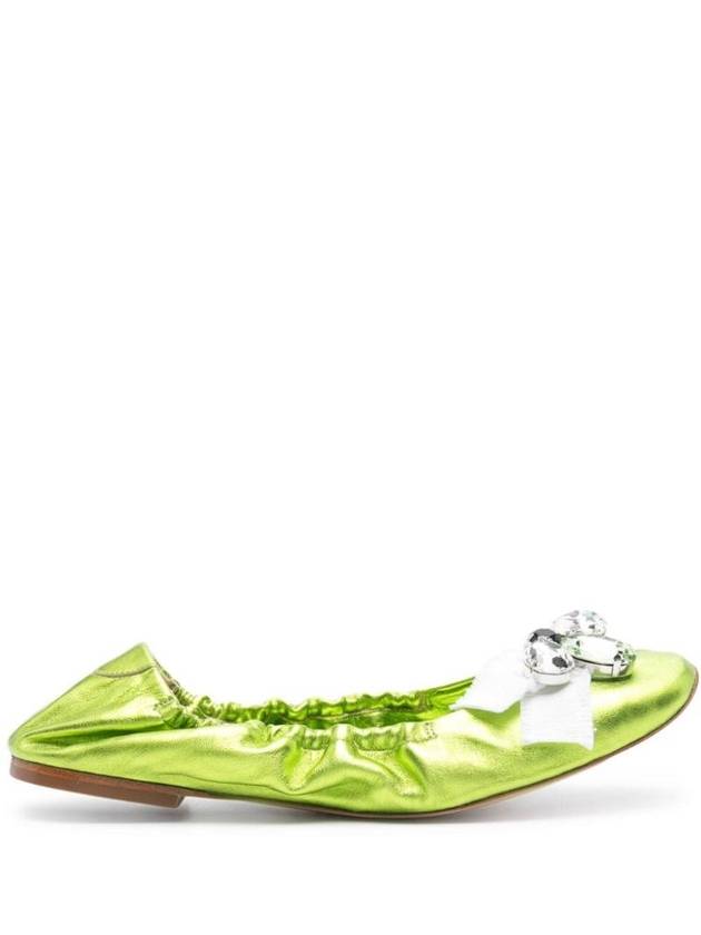 P13 카사데이 1A258X0101C23696501 여성 발레리나슈즈 플랫슈즈 단화 구두 에스빠듀 로우탑 CASADEI QUEEN BEE LEATHER BALLETS