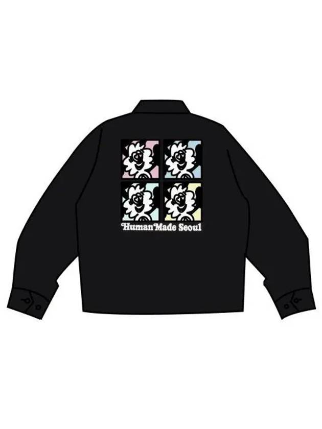 휴먼메이드 x 베르디 드리즐러 자켓 블랙 서울 스토어 Human Made x Verdy Drizzler Jacket Black Seoul Store Exclusive