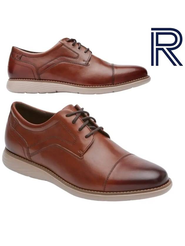 락포트 남성화 캡토 가렛 옥스포드 구두 신발 브라운