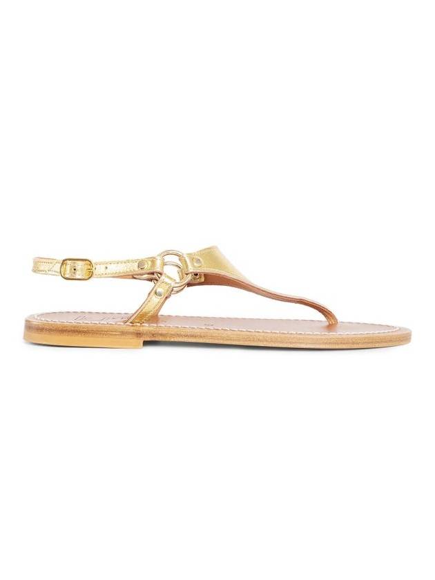 K. JACQUES WOMAN GOLD SANDALS & SLIDES