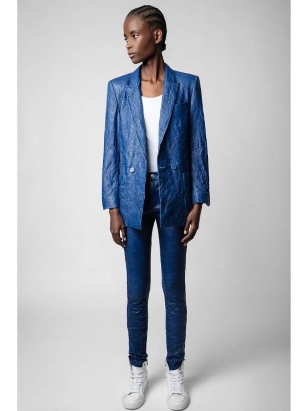 쟈딕앤볼테르 Phlame 크링클 레더 가죽 팬츠 바지