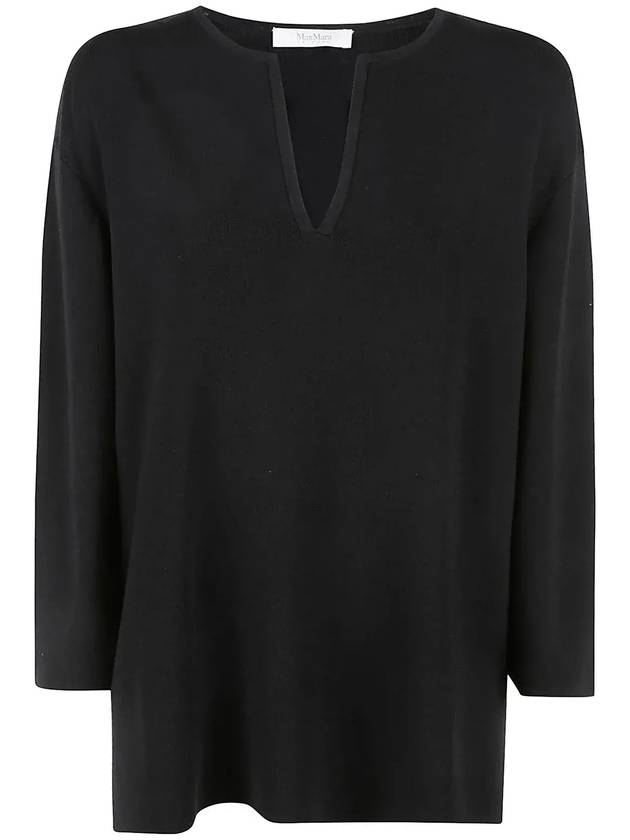 Max Mara 레저 V넥 긴팔 점퍼 2426366037600_None