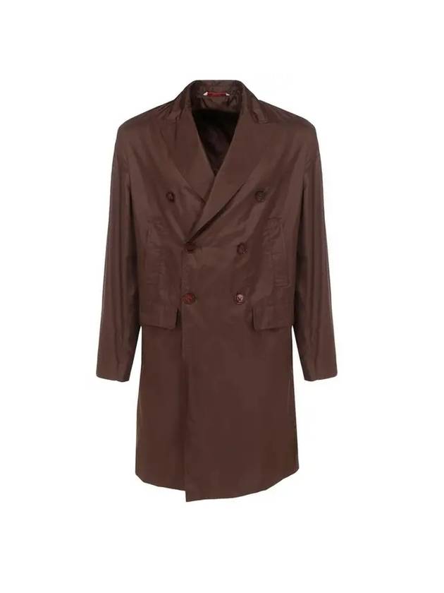 발렌티노 남성 트렌치코트 브라운