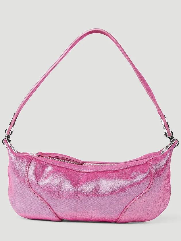 By Far 미니 아미라 메탈릭 이펙트 지퍼 숄더백 23PFMINRSFCHJLLMED_None