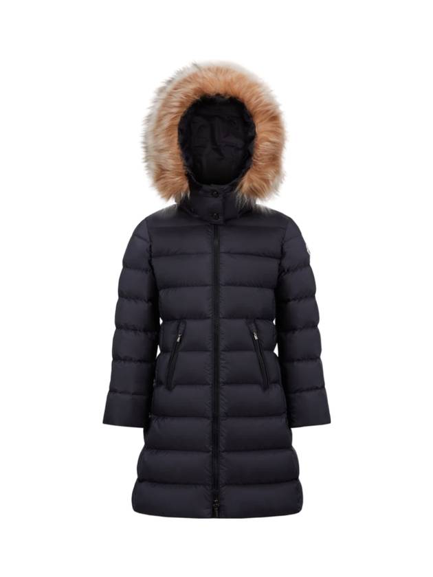 몽클레르 키즈 아벨 Abelle 후드 시어링 다운 자켓 로얄 블루