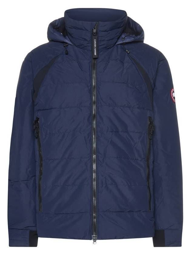 캐나다구스 하이브릿지 베이스 다운 매트 후드 패딩 아틀란틱 네이비