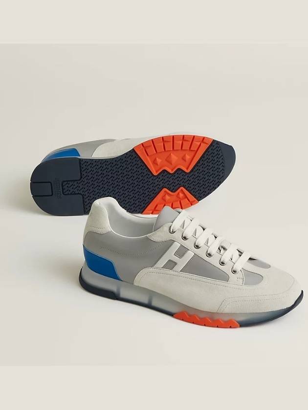 에르메스 트레일 남성 스니커즈 그레이멀티