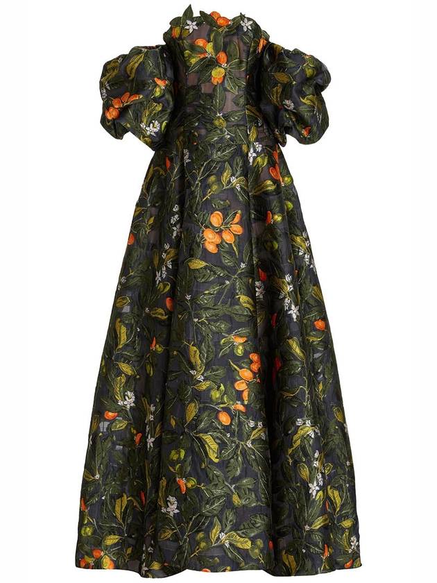 OFF-SHOULDER PUFF GOWN