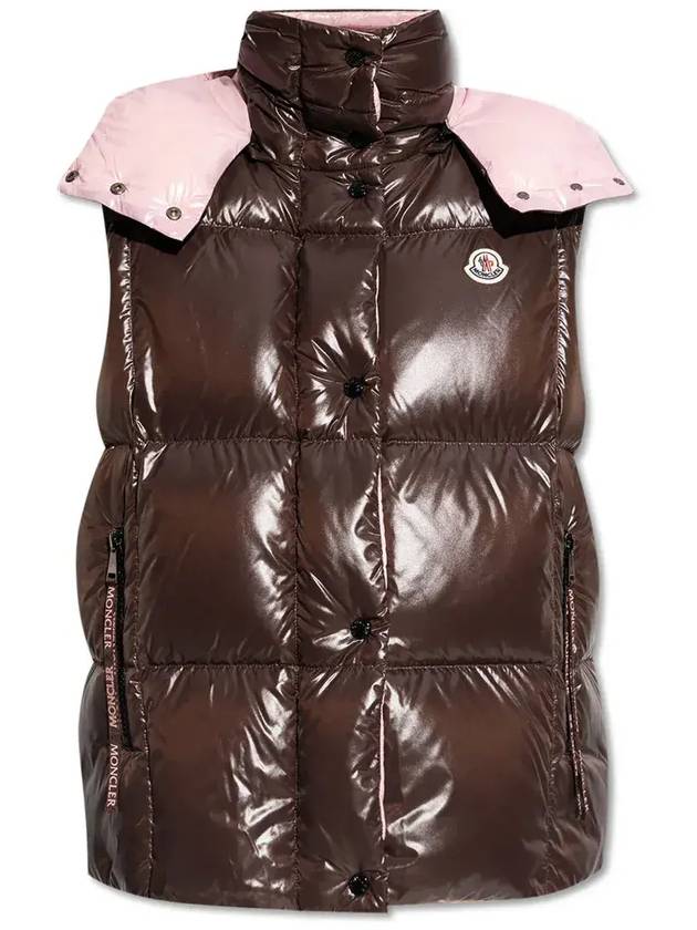Moncler Luzule 후드 다운 베스트 1A0013968950_263