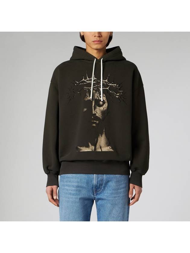 1989 STUDIO Hoodie Jesus dark brown