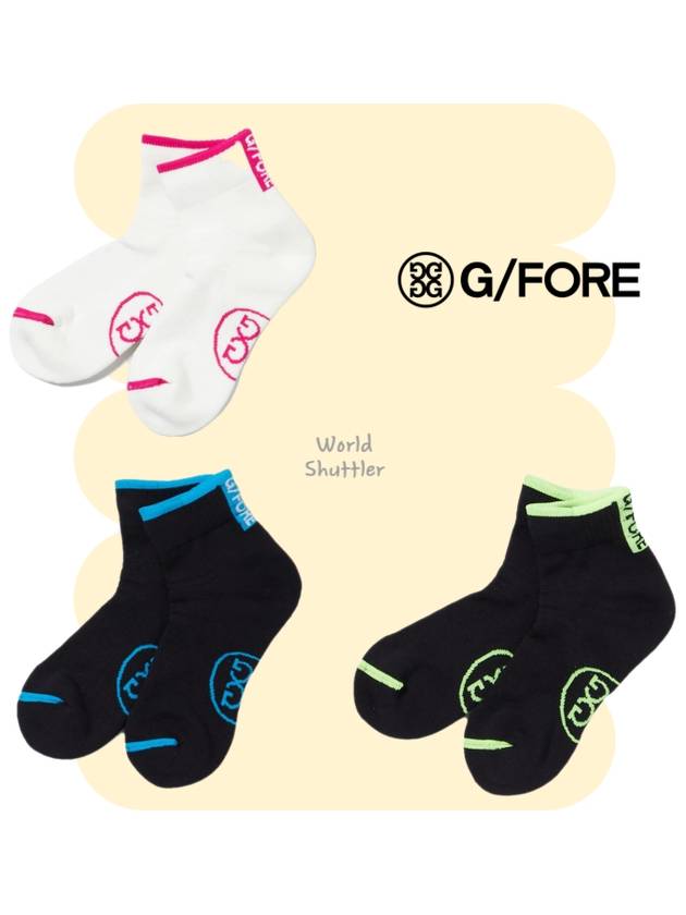 지포어 여성골프양말 골프반양말