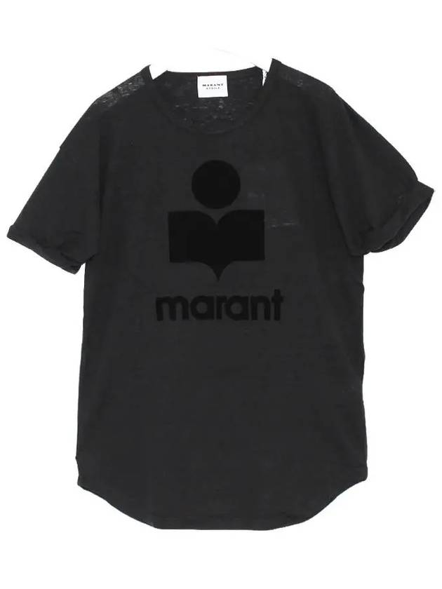 이자벨마랑 25SS 에뚜왈 콜디 린넨 반팔 TS0004FA A1N09E 01BK