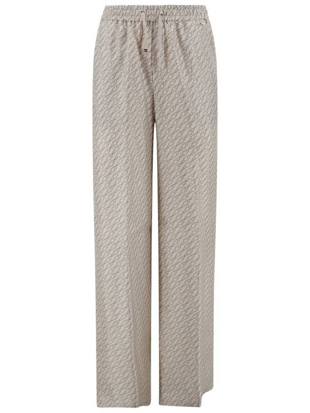 에르노 아이코닉 프린트 새틴 팬츠