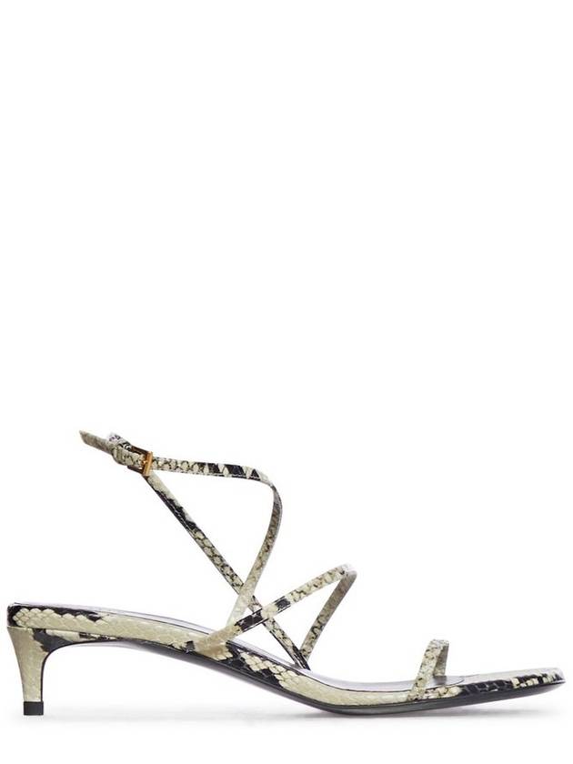 카이트 스트랩 디테일 힐 샌들