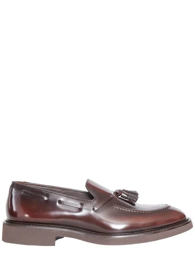 Doucal의 술 장식 아몬드 토 로퍼 DU3339VEROUF007_TM04