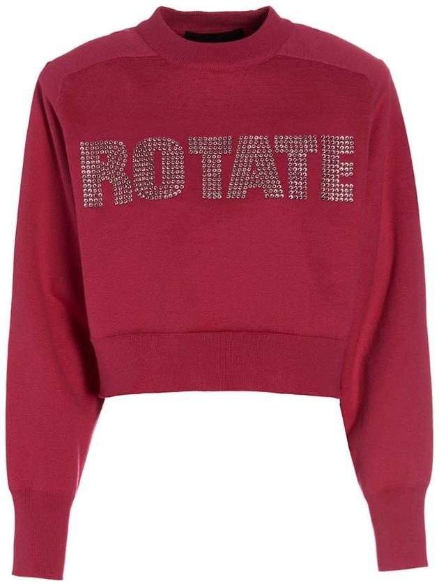 Rotate Birger Christensen - 'Firm Rhinestone' sweatshirt