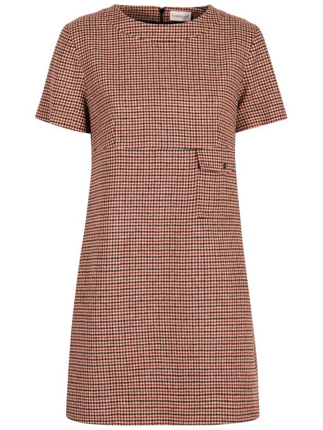 FW24 몽클레르 여성 숏 / 미디원피스 Moncler Virgin Wool Dress