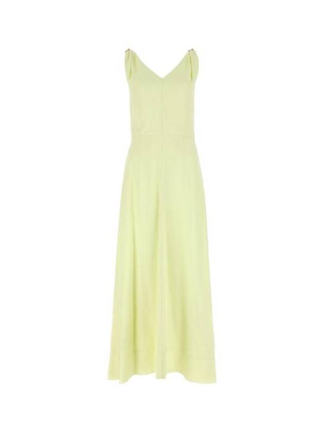 23SS 랑방 미디 원피스 RWDR00275584P23 87 Yellow