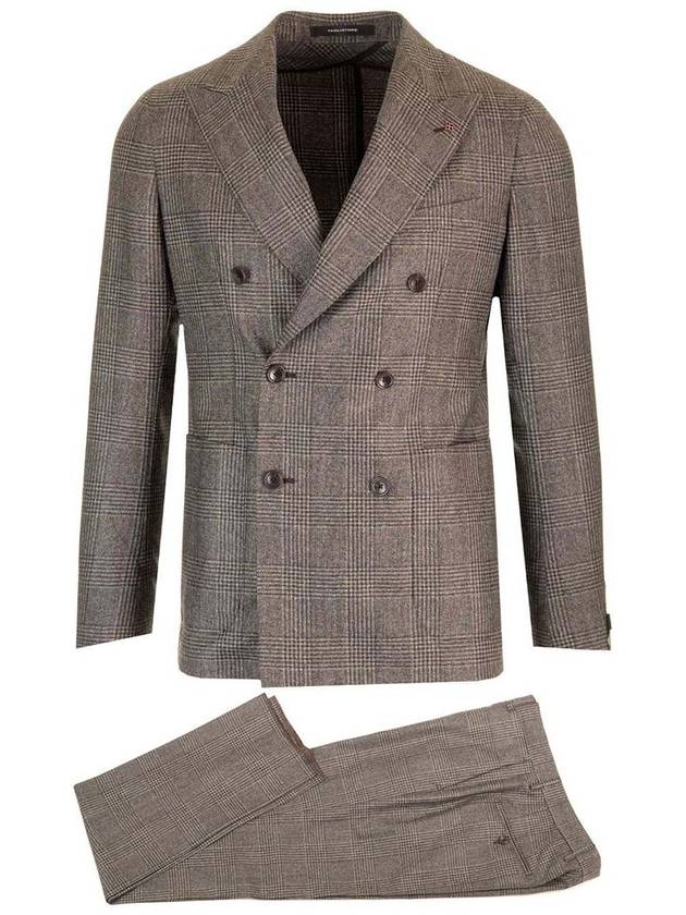 탈리아토레 몬테카를로 더블브레스트 체크 슈트
