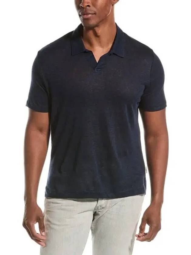 4218992 Onia Shaun Linen Polo Shirt