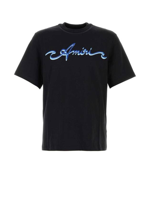 아미리 Black cotton t shirt AMJYTE1062 BLACK