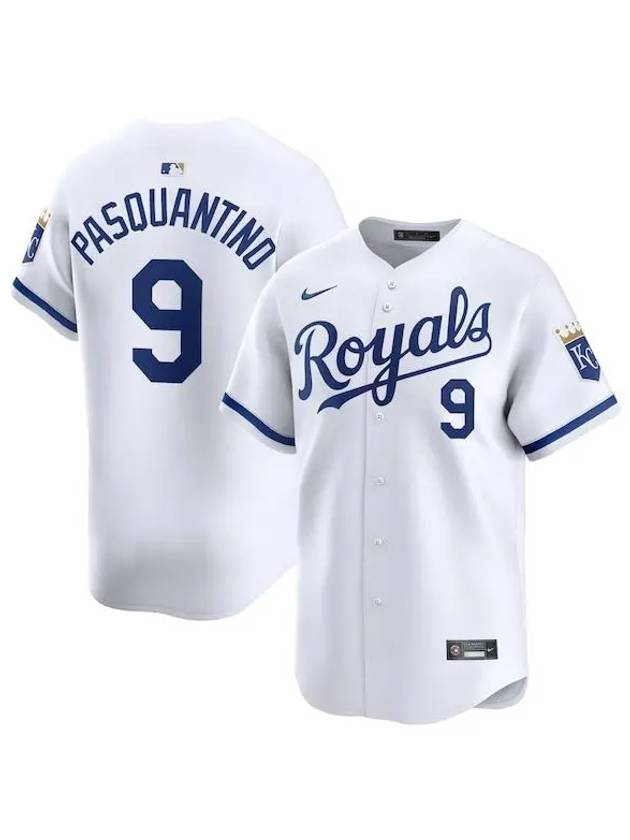 1100523 나이키 MLB Vinnie Pasquantino 캔자스시티 로열스 홈 플레이어 저지 화이트