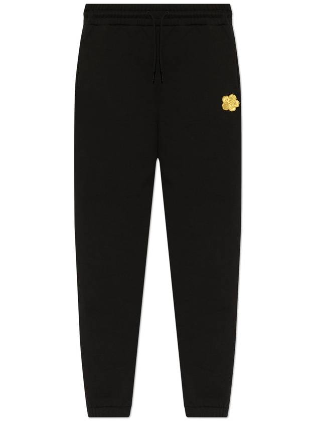 Kenzo Sweatpants With Embroidered Logo Women's Black
