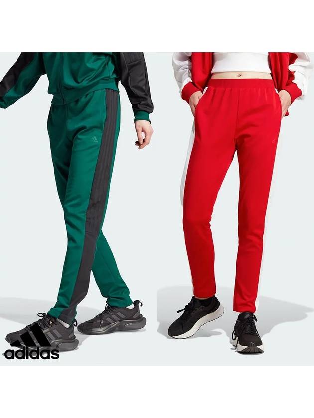 아디다스 여성 티로 트랙 팬츠 바지 그린 레드