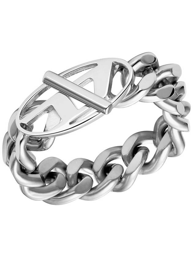 Diesel - Stainless Steel Soft Chain Ring - Rings - Unisex - Silver