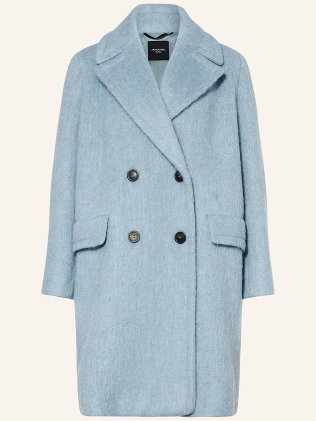 IT36 size 24FW Max Mara 위켄드 막스마라 HELLO 헬로 코트 50160342 008 스카이 블루 IT34 IT36 IT40 IT42