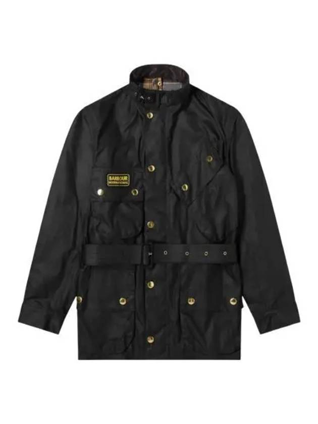 바버 인터네셔널 왁스 자켓 블랙 Barbour International Original Wax Jacket Black