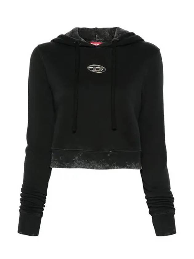 디젤 F 슬리미 후드 P5 컷 아웃 로고 크롭 후드 A144920IPAC 900