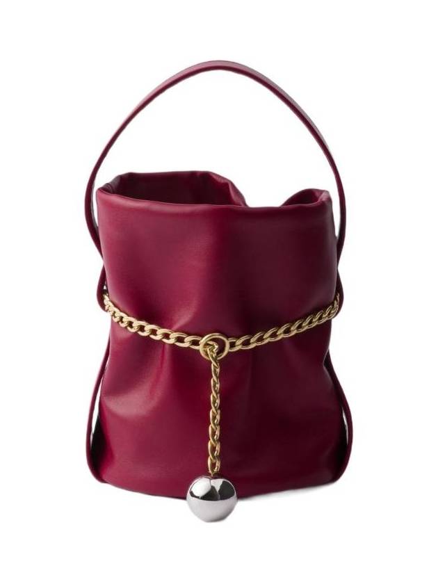 프라다 쁘띠 삭 누아 나파 레더 미니 버킷 백 체리 1BE088 2DX8 F0D28