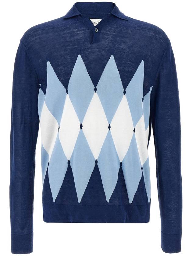 BALLANTYNE & 39 아가일& 39 폴로 셔츠 B2W08214L2093592