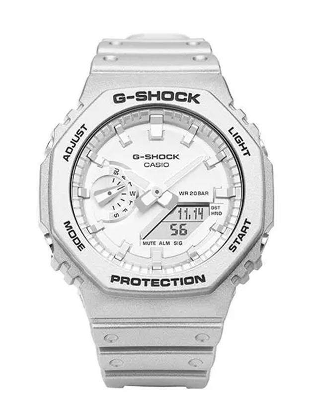 지샥 G SHOCK GA 2100FF 8ADR 빅페이스 디지털 아날로그 팔각 남성 우레탄시계