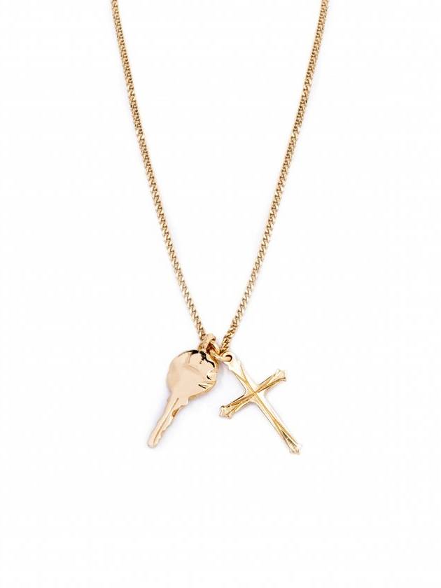 Emanuele Bicocchi 열쇠와 십자가 펜던트 목걸이