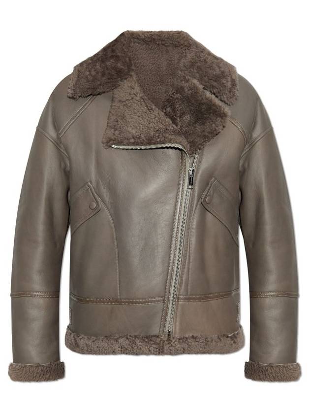 이브 솔로몬 레더 지퍼업 재킷