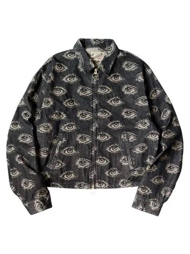 캐피탈 12온즈 스피크이지 데님 드리즐러 자켓 블랙 Kapital 12 oz. Speakeasy Denim Drizzler Jacket Black