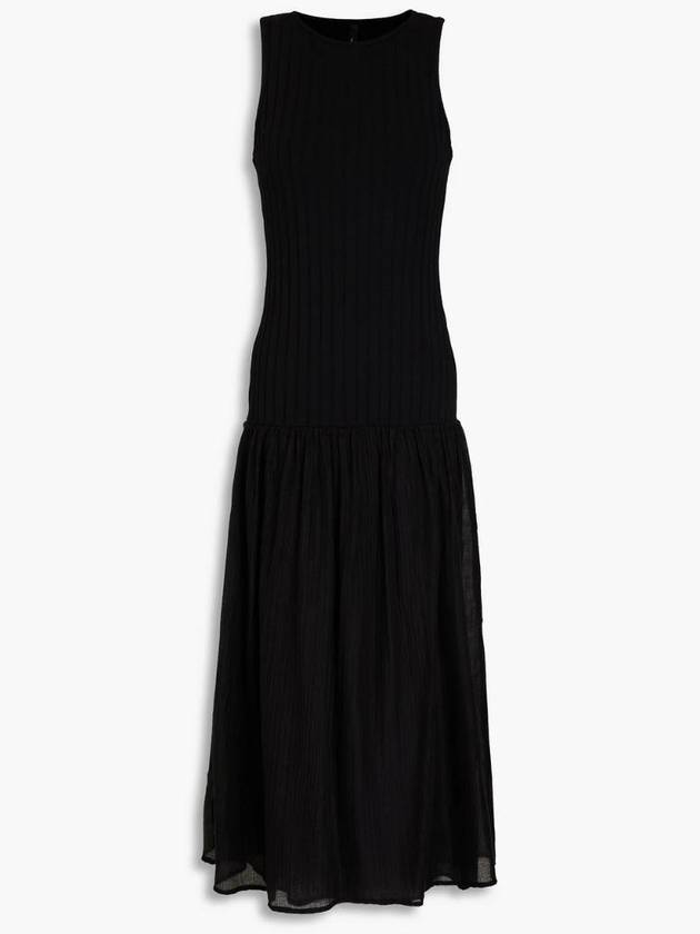 NB07 마더오브 펄 여성 원피스 Ribbed cotton blend jersey midi dress 1647597355439823