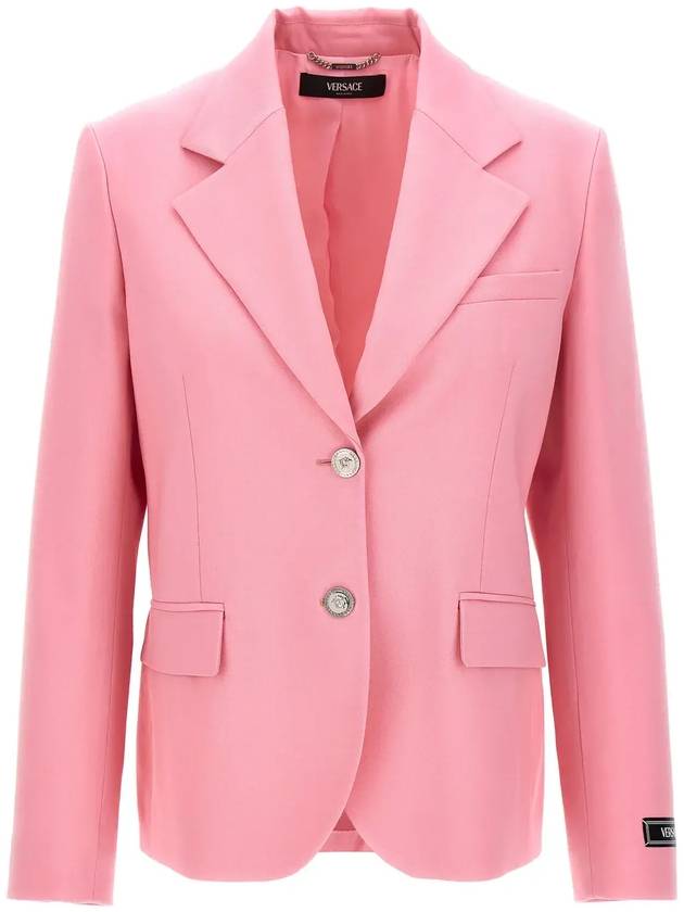 Versace 싱글 브레스티드 테일러드 블레이저 10131531A06892_1P590