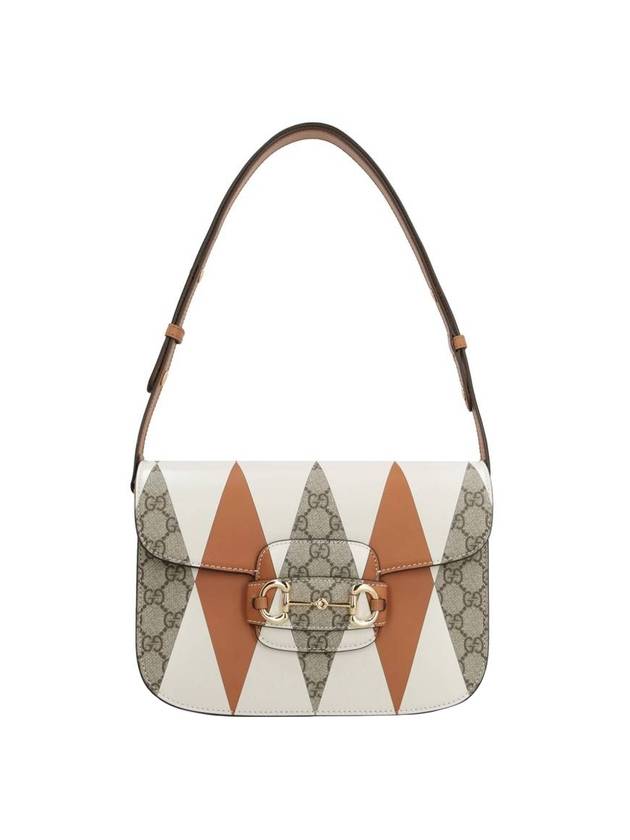 구찌 홀스빗 1955 스몰 캔버스 레더 크로스 백