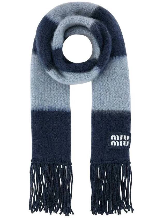 미우미우 컬러블록 프린지 스카프 5FS0942CVE_F0WYH