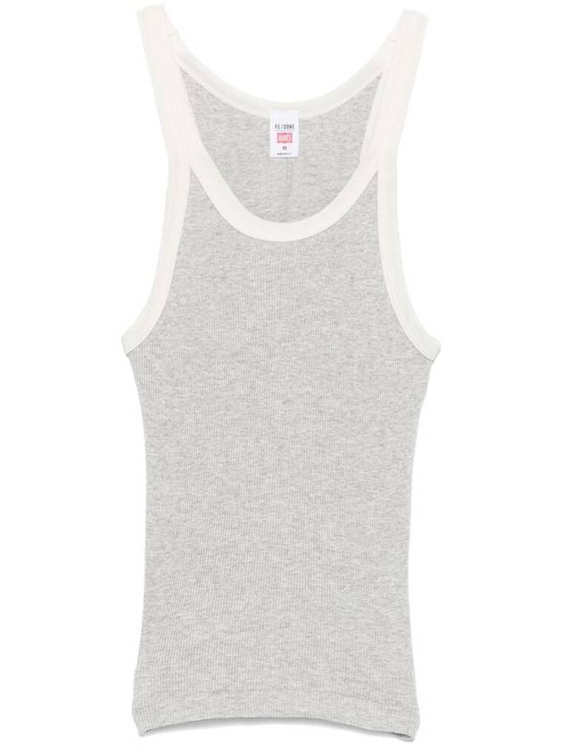 RE/DONE - Gray White Tops